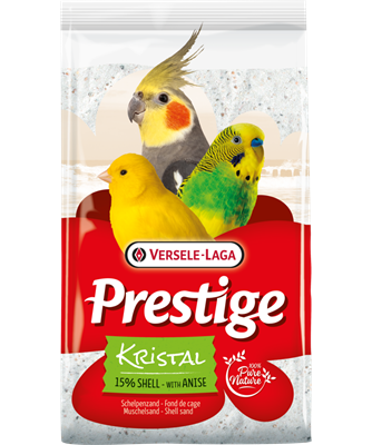Kristal Fond de Cage - Blanc Oiseaux 25kg